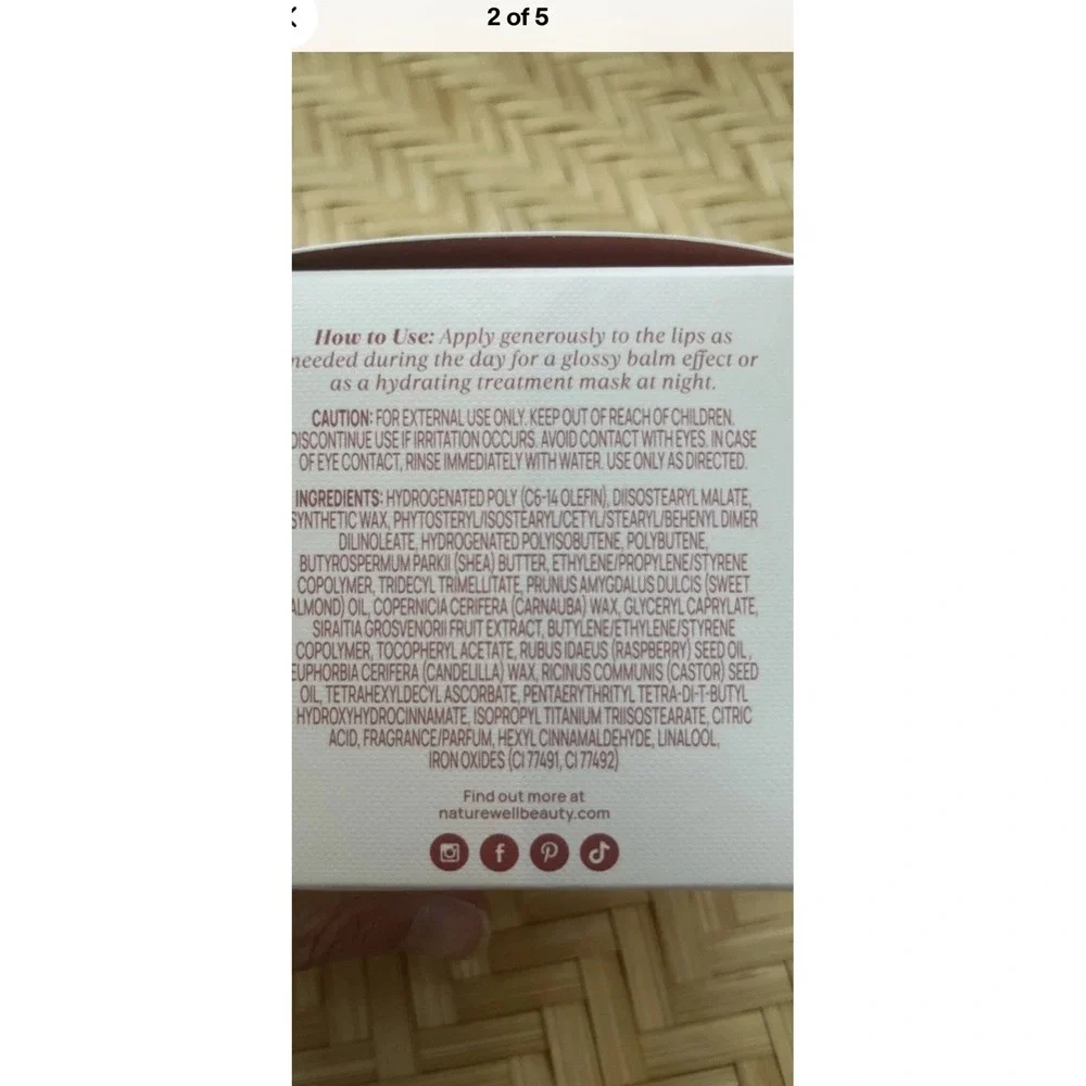NatureWell hydrating lip